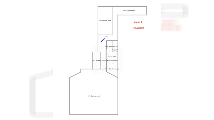 Ma-Cabane - Vente Local commercial Rennes, 121 m²
