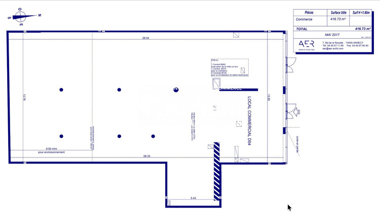 Ma-Cabane - Vente Local commercial Rumilly, 416 m²