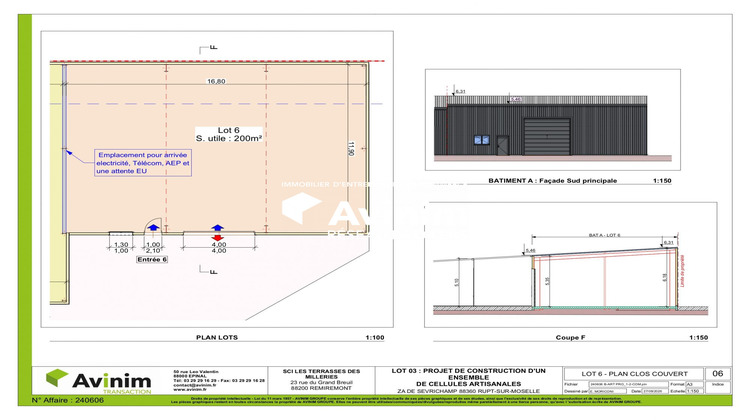 Ma-Cabane - Vente Local commercial Rupt-sur-Moselle, 200 m²