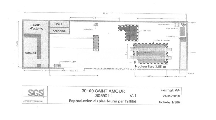 Ma-Cabane - Vente Local commercial Saint-Amour, 180 m²