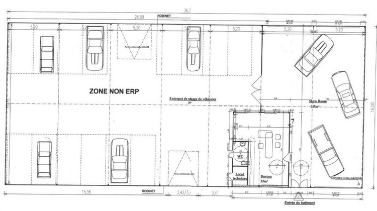 Ma-Cabane - Vente Local commercial SAINT AUBIN DU CORMIER, 750 m²