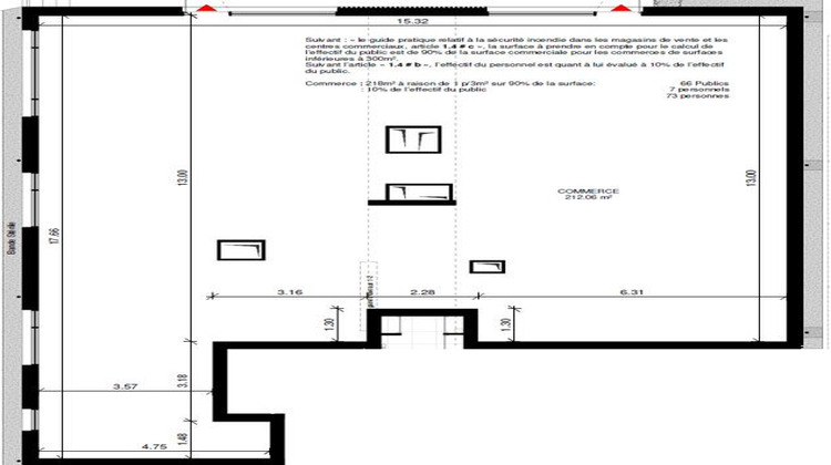 Ma-Cabane - Vente Local commercial Saint-Aubin-sur-Mer, 212 m²