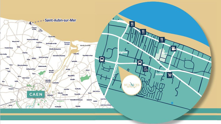 Ma-Cabane - Vente Local commercial Saint-Aubin-sur-Mer, 212 m²