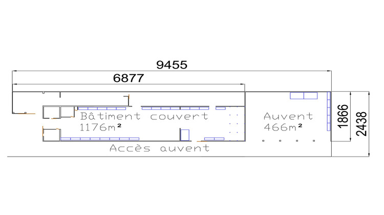 Ma-Cabane - Vente Local commercial Saint-Bonnet-de-Mure, 1200 m²
