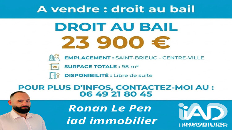 Ma-Cabane - Vente Local commercial Saint-Brieuc, 98 m²