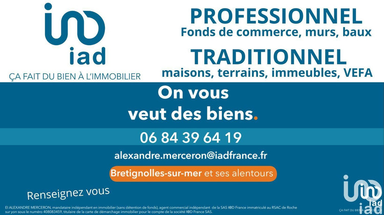 Ma-Cabane - Vente Local commercial Saint Gilles Croix de Vie, 25 m²