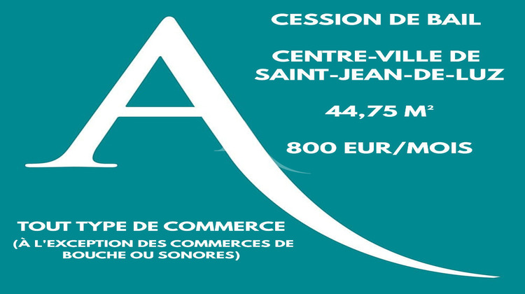 Ma-Cabane - Vente Local commercial SAINT-JEAN-DE-LUZ, 44 m²