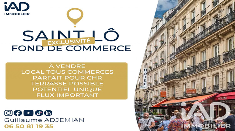 Ma-Cabane - Vente Local commercial Saint-Lô, 40 m²