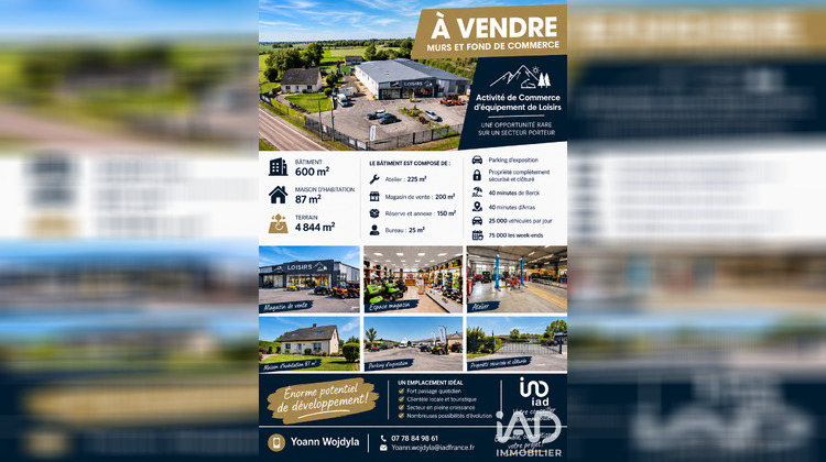 Ma-Cabane - Vente Local commercial Saint-Pol-sur-Ternoise, 600 m²