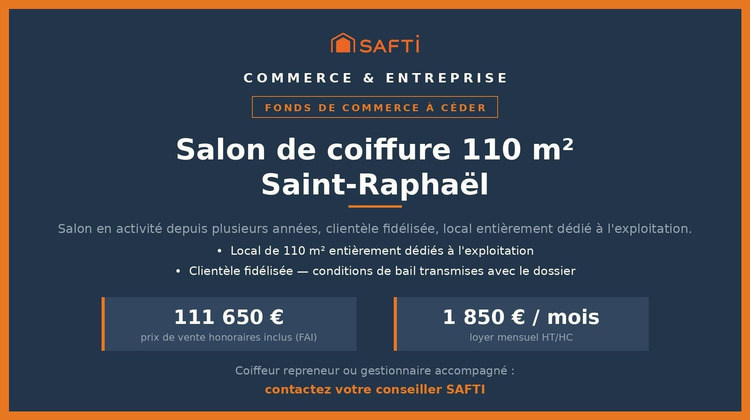 Ma-Cabane - Vente Local commercial Saint-Raphael, 110 m²