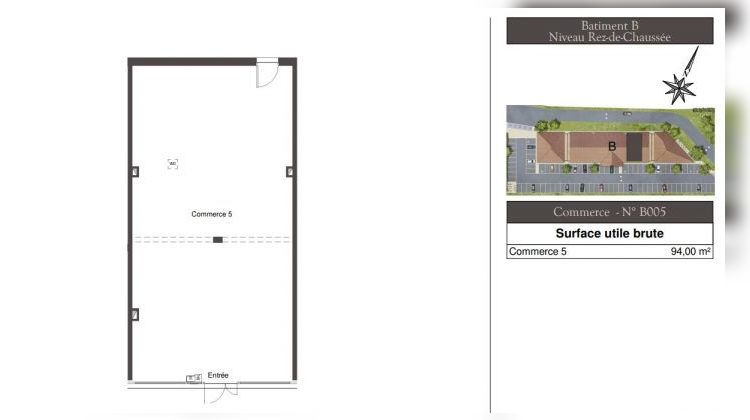 Ma-Cabane - Vente Local commercial Saint-Vincent-de-Tyrosse, 94 m²