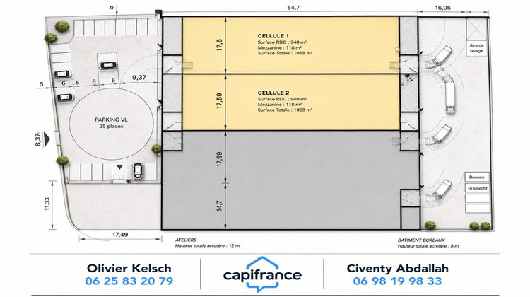 Ma-Cabane - Vente Local commercial SAINTE HELENE SUR ISERE, 1058 m²