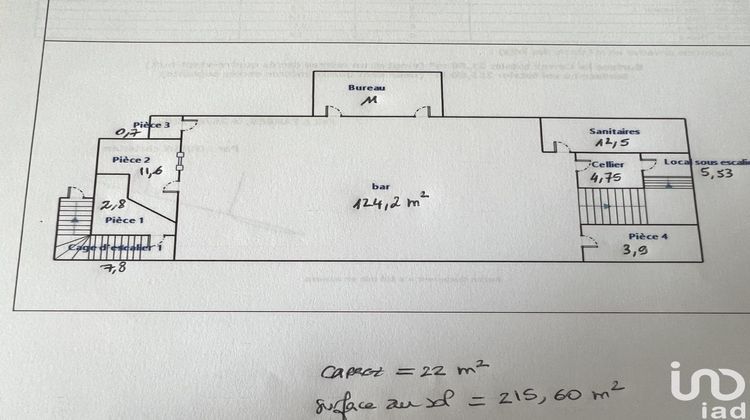 Ma-Cabane - Vente Local commercial Tarbes, 215 m²