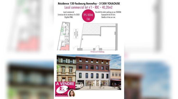 Ma-Cabane - Vente Local commercial Toulouse, 40 m²