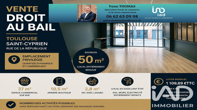 Ma-Cabane - Vente Local commercial Toulouse, 50 m²