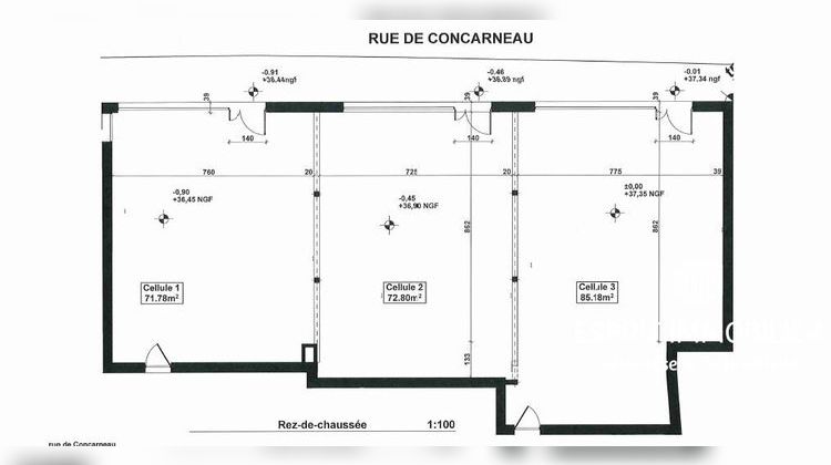 Ma-Cabane - Vente Local commercial TREGUNC, 72 m²