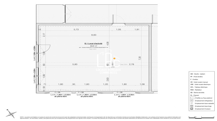 Ma-Cabane - Vente Local commercial Trignac, 60 m²