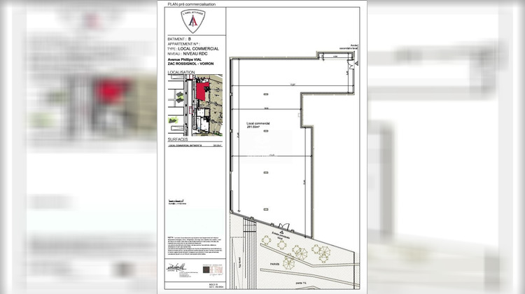 Ma-Cabane - Vente Local commercial Voiron, 281 m²