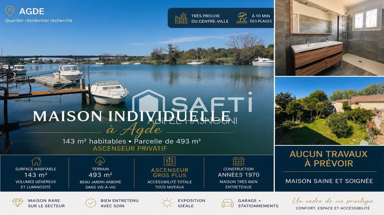 Ma-Cabane - Vente Maison Agde, 143 m²