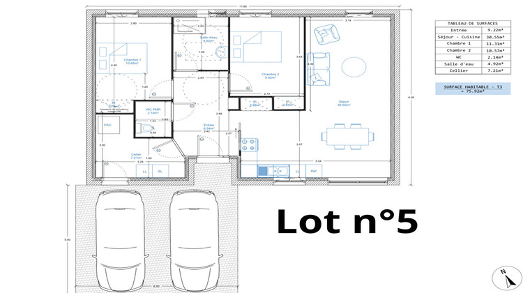 Ma-Cabane - Vente Maison AGNEAUX, 75 m²