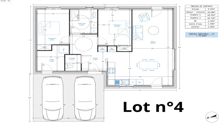 Ma-Cabane - Vente Maison AGNEAUX, 79 m²