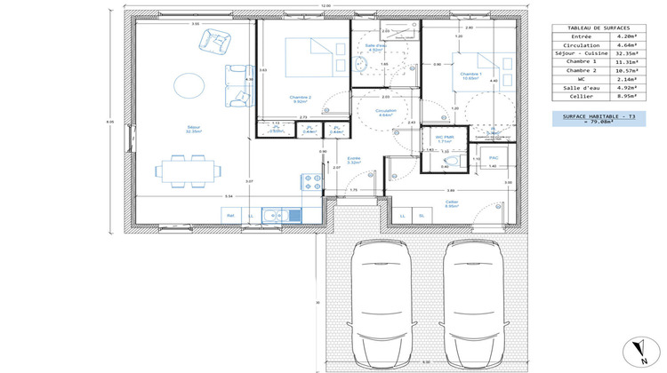 Ma-Cabane - Vente Maison AGNEAUX, 79 m²