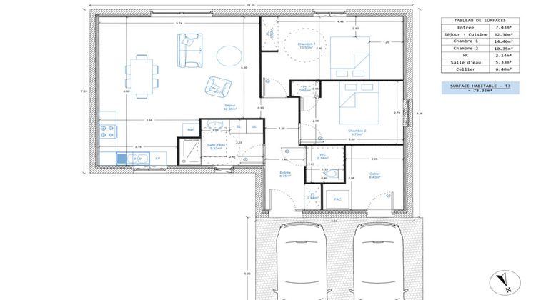 Ma-Cabane - Vente Maison AGNEAUX, 78 m²