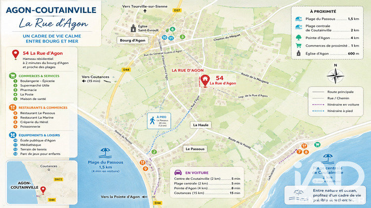 Ma-Cabane - Vente Maison Agon-Coutainville, 70 m²