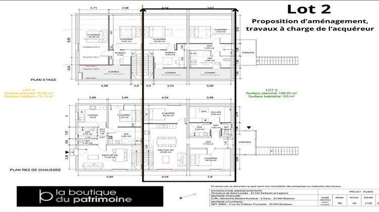 Ma-Cabane - Vente Maison Ambarès-et-Lagrave, 100 m²