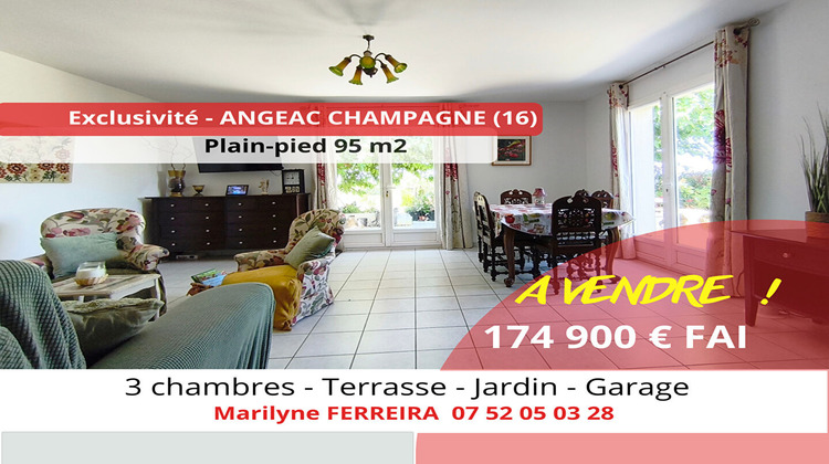 Ma-Cabane - Vente Maison ANGEAC-CHAMPAGNE, 95 m²