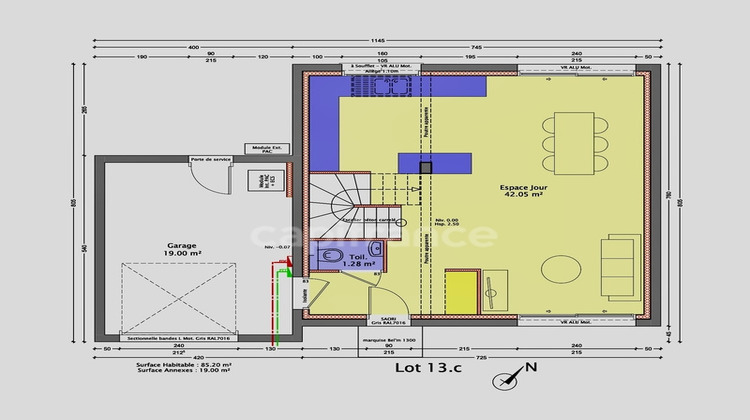 Ma-Cabane - Vente Maison ANTHY SUR LEMAN, 85 m²