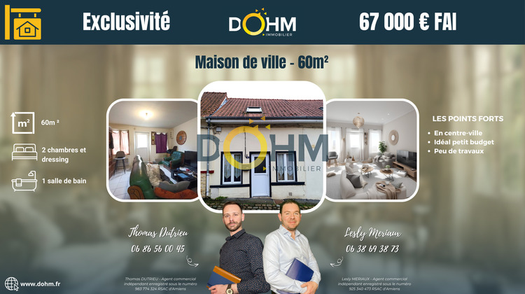 Ma-Cabane - Vente Maison Auxi-le-Château, 60 m²