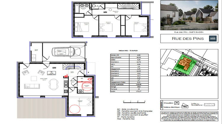 Ma-Cabane - Vente Maison BADEN, 119 m²
