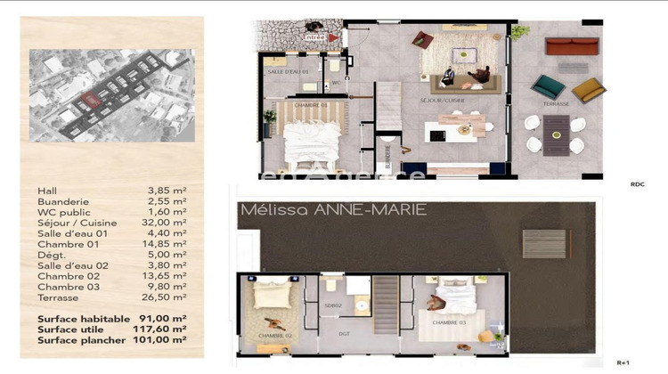 Ma-Cabane - Vente Maison BAIE MAHAULT, 91 m²