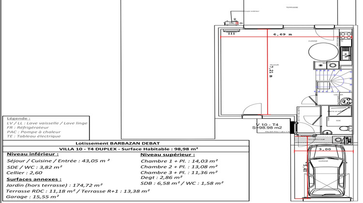 Ma-Cabane - Vente Maison Barbazan-Debat, 98 m²