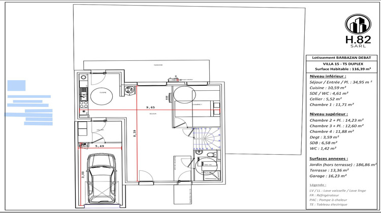 Ma-Cabane - Vente Maison Barbazan-Debat, 116 m²