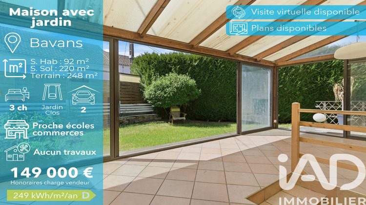 Ma-Cabane - Vente Maison Bavans, 92 m²