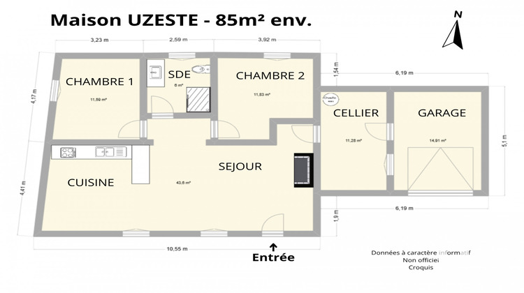 Ma-Cabane - Vente Maison Bazas, 85 m²