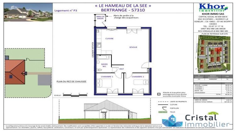 Ma-Cabane - Vente Maison Bertrange, 66 m²