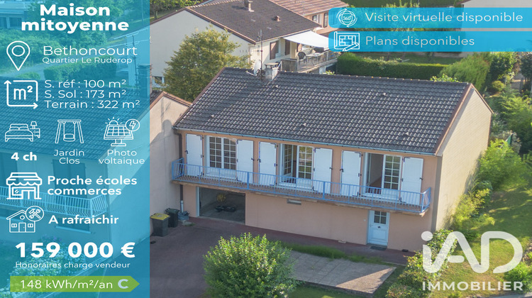 Ma-Cabane - Vente Maison Bethoncourt, 100 m²