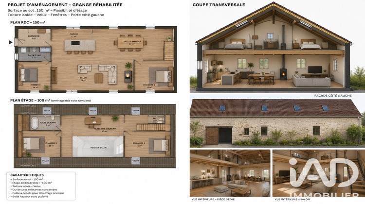 Ma-Cabane - Vente Maison Bézu-Saint-Germain, 150 m²