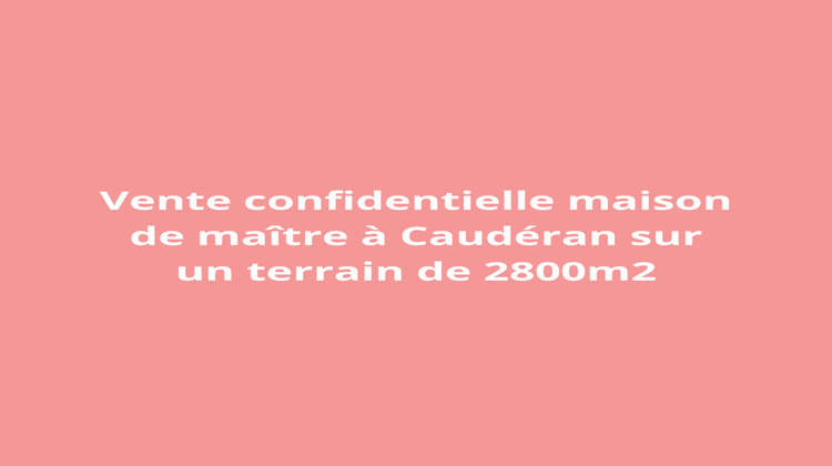 Ma-Cabane - Vente Maison Bordeaux, 185 m²