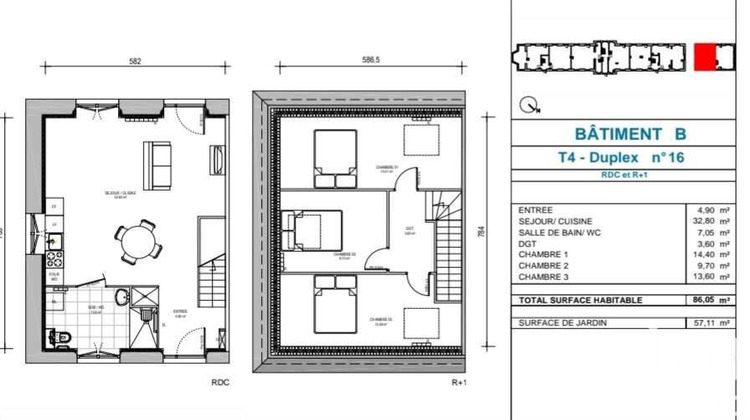 Ma-Cabane - Vente Maison Caillouet-Orgeville, 87 m²