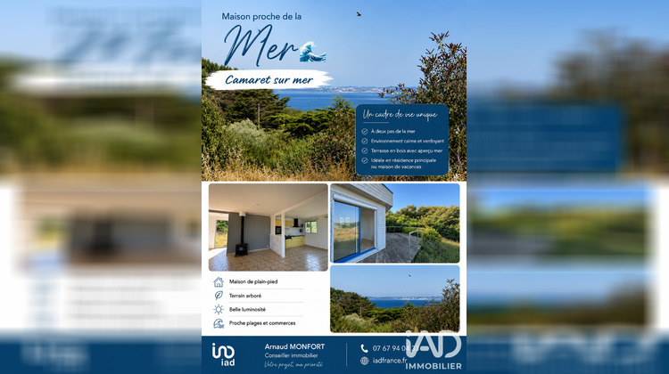 Ma-Cabane - Vente Maison Camaret-sur-Mer, 93 m²