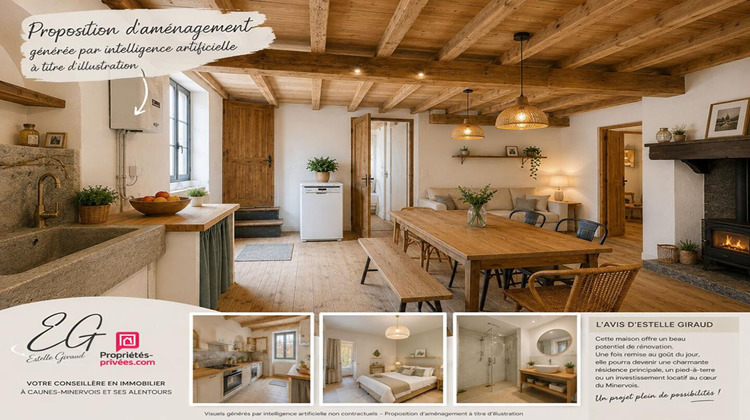 Ma-Cabane - Vente Maison CAUNES MINERVOIS, 85 m²