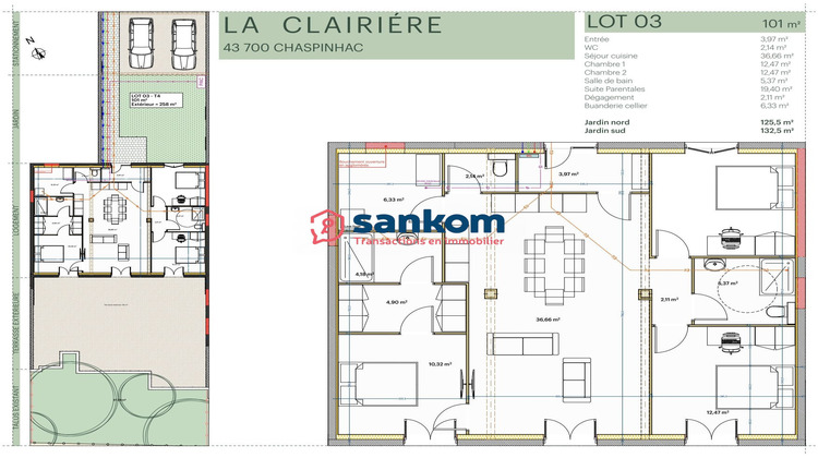 Ma-Cabane - Vente Maison CHASPINHAC, 101 m²