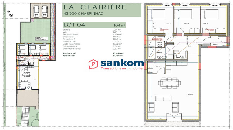 Ma-Cabane - Vente Maison CHASPINHAC, 104 m²