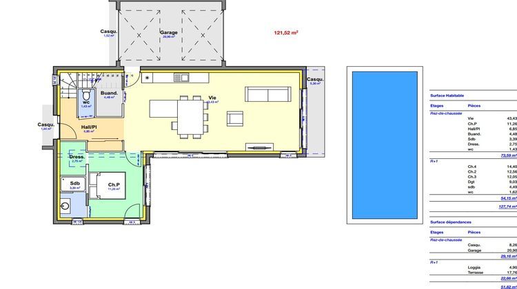 Ma-Cabane - Vente Maison CHASSELAY, 128 m²