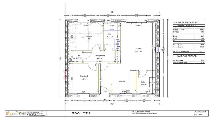 Ma-Cabane - Vente Maison Chasseneuil-sur-Bonnieure, 71 m²