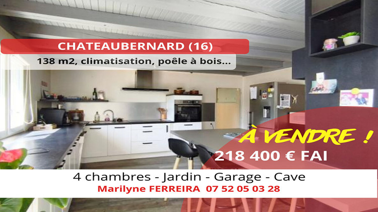 Ma-Cabane - Vente Maison CHATEAUBERNARD, 138 m²